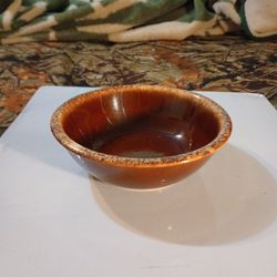 Vintage Hull Oven proof Brown Drip Bowl