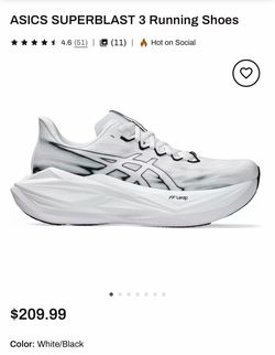 ASICS SUPERBLAST 3 Running Shoes, unisex