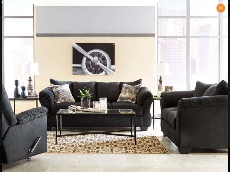 New Sofa And Love Set By Ashley