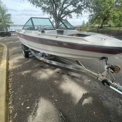1988 Cobia 16.5ft With motor and trailer