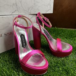 Jessica Rich PLATFORM SANDAL 140 MM | PINK