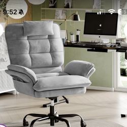 Velvet Plush Office Chair 