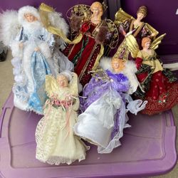 Lot Of Christmas Angels Approx 16 Inches