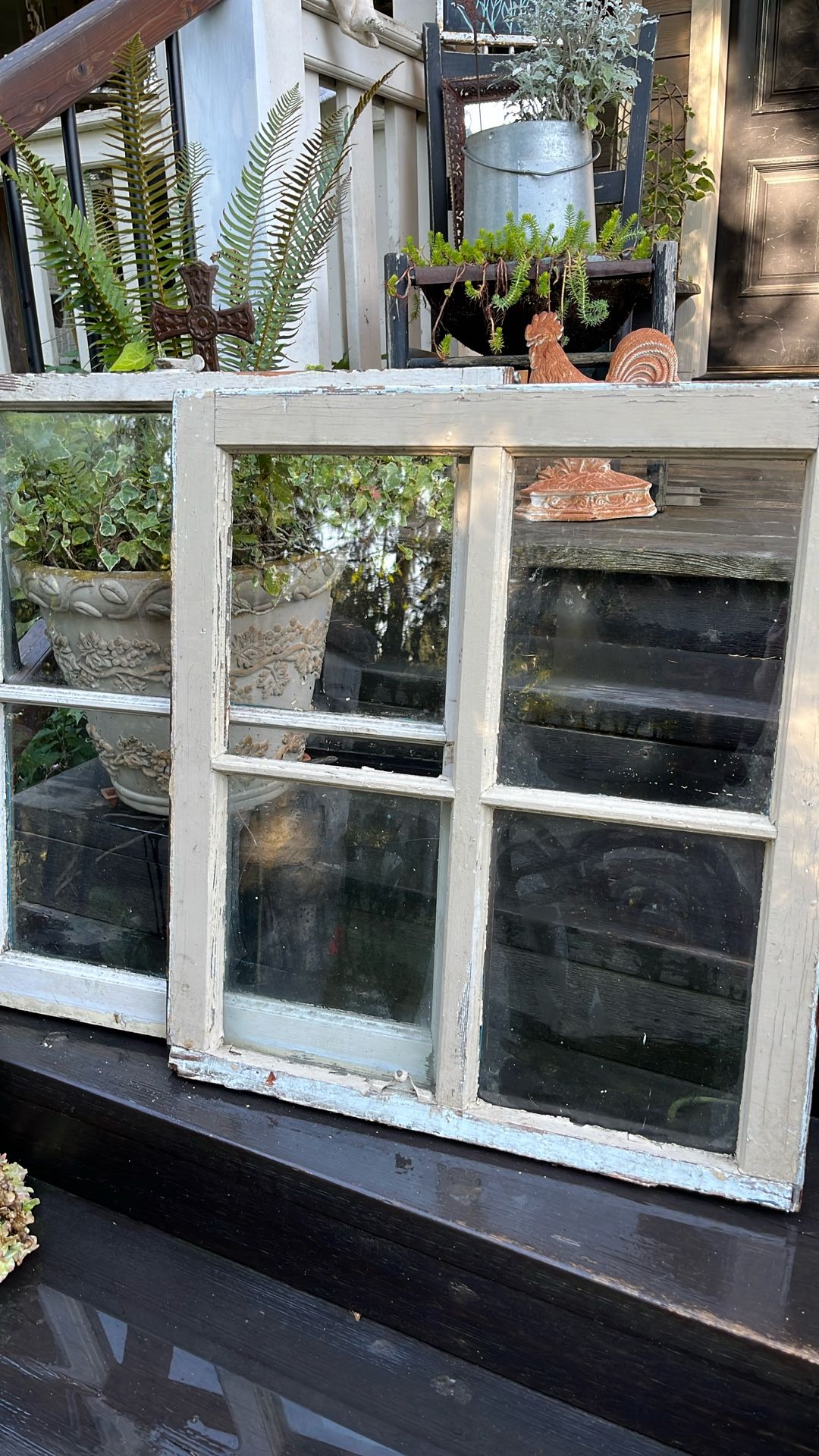 Vintage Farmhouse Windows $25 For Both