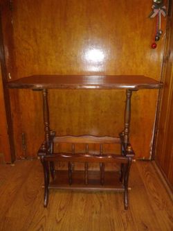 Wooden End Table