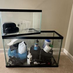 Fish Tank Bundle For Salt Or Fresh Water