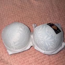 White Lace Padded Bra with Tags