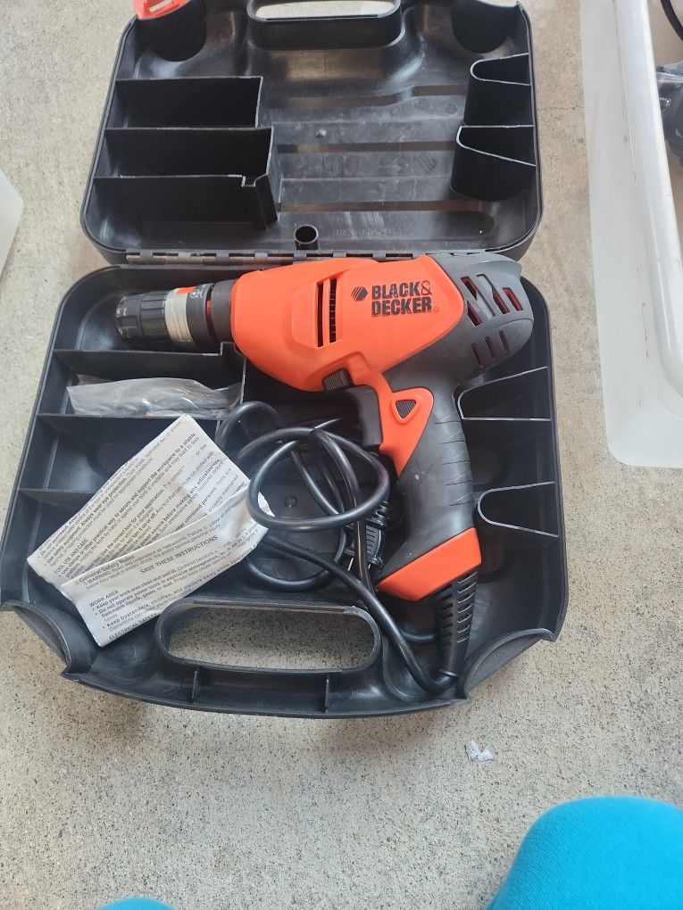 Black And Decker Corded Drill