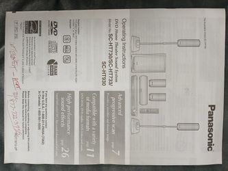 Panasonic 5.1 Surround Sound