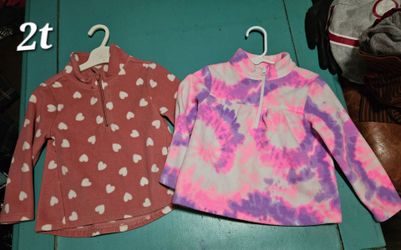 Toddler Girl Fleece Pullover Bundle Size 2T