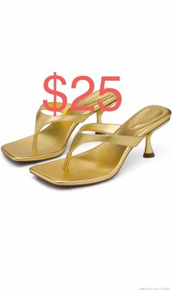 CELLENZ Women Kitten Heels Sandals: 2.5 Inch 2026 Fashion Heeled Flip Flop, Square Toe Thong Heel Sandals for Daily Casual