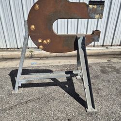 24" C Frame Machine Heavy Duty Solid Steel Tool Tools Tooling Custom English Wheel Riveter Garage Hotrod Custom Shop