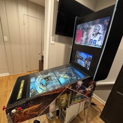AtGames Virtual Pinball- 160 licensed tables- Upgraded Backbox w/3rd 24" HD Monitor/Streaming Device