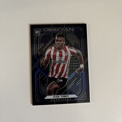 Ivan Toney Rookie Blue Obsidian /20