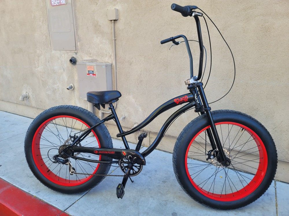2 Bike Micargi Slugo Ss Mens Women 7 Speed Fat Tire 26 4 like New 900 For Both for Sale in Mesa AZ OfferUp