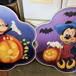 Old Disney Advertising From The early 90s On Cardboard 
