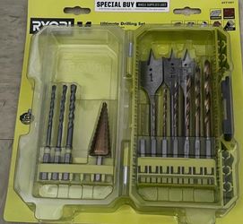 Ryobi drill set 14pc