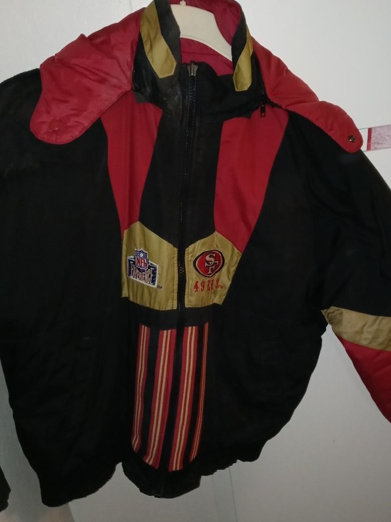 NFL SF 49ER Reversible Puffer Jacket