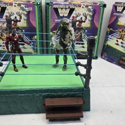 
WWE Masters of The Universe Grayskull Ring Battleground  Superstars wrestling Kids Toy Man Cave Display or Diorama
