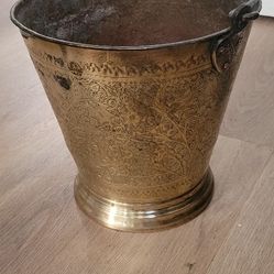 Brass Bucket Moorish Middle Eastern
