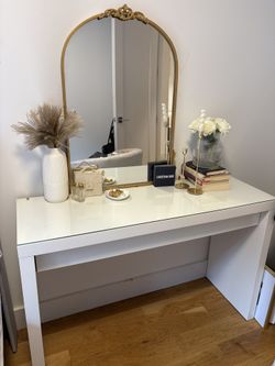 Glass Top Desk/Dressing Table