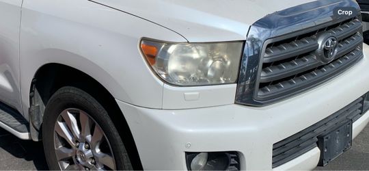 Sequoia front headlights and front grill