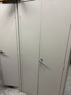 Metal storage cabinets TWO