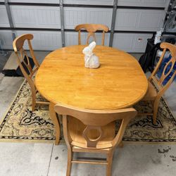 SOLID WOOD TABLE SET