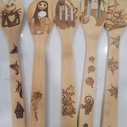 Wooden Spoons Nightmare Before Christmas