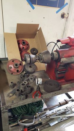 Vintage Barrett Equipment , Dokter drum lathe,
