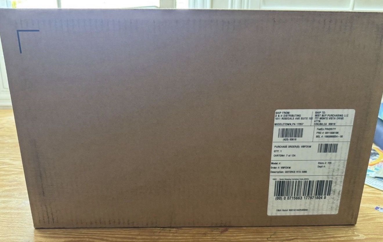 Nvidia RTX 5080 Founders Edition graphics card