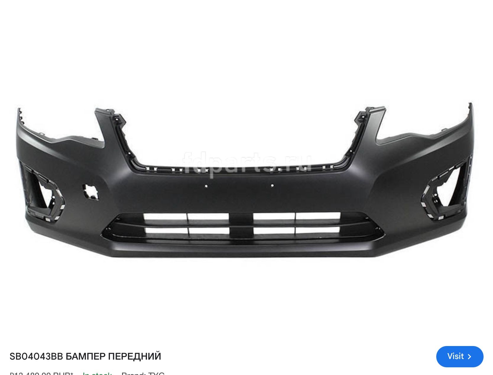 ☀️ #43BB SUBARU IMPREZA-XV 2012 - 2015. Front Bumper