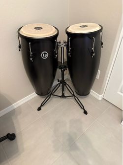 LP City Conga Set with Stand Black