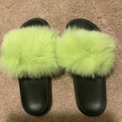 Feux Fur Slippers 