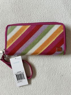 The Sak Crochet Zip Around Wallet