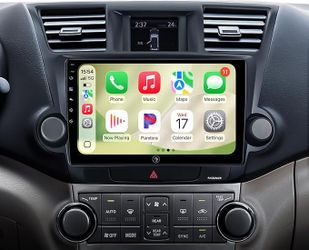 Car Radio Stereo Toyota Highlander 2009-2013 Wireless CarPlay Android Auto, Bluetooth, 10.2” Touch Screen Head Units, Backup Camera