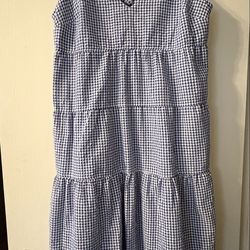 NWT Old Navy Gingham Midi Dress