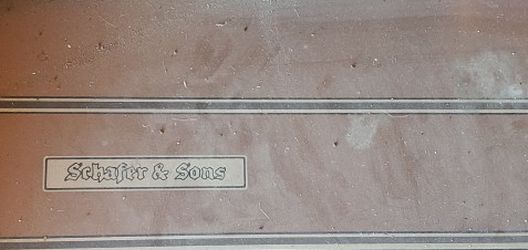Classic Schafer And Sons Piano. Works Great