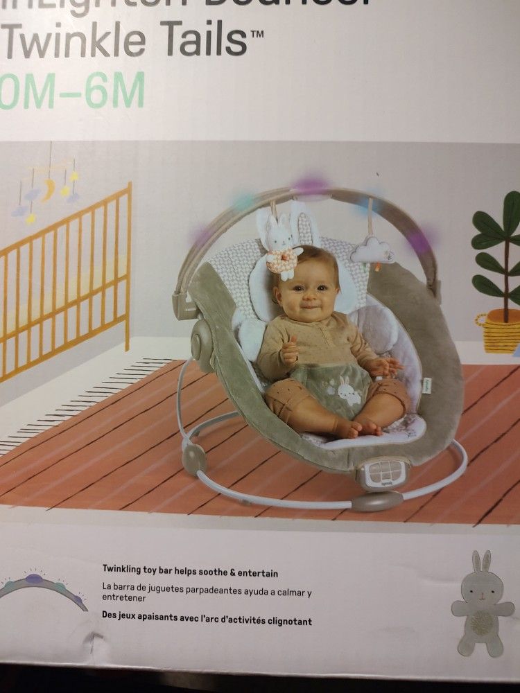 Ingenuity Baby Bouncer Infant Seat, New