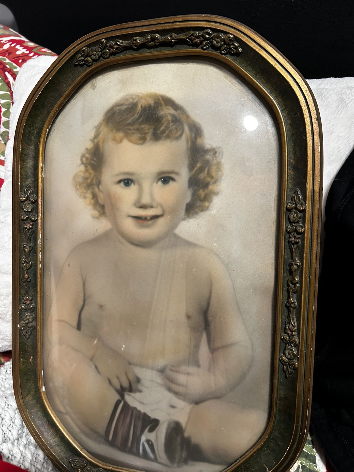 Antique Vintage Photo In Frame