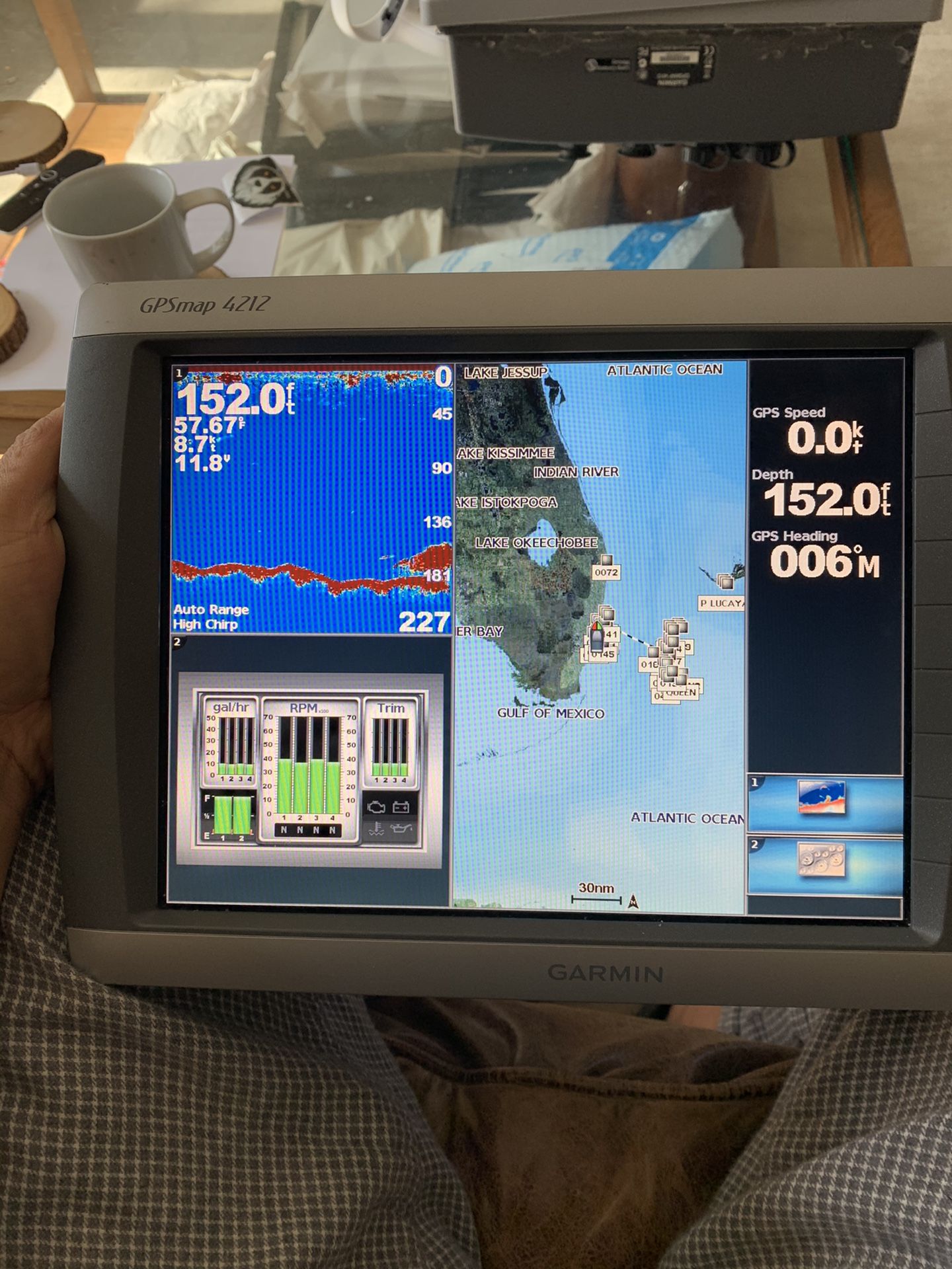 Garmin 4012 Chart plotter