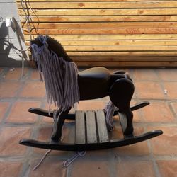 Vintage Wood Horse