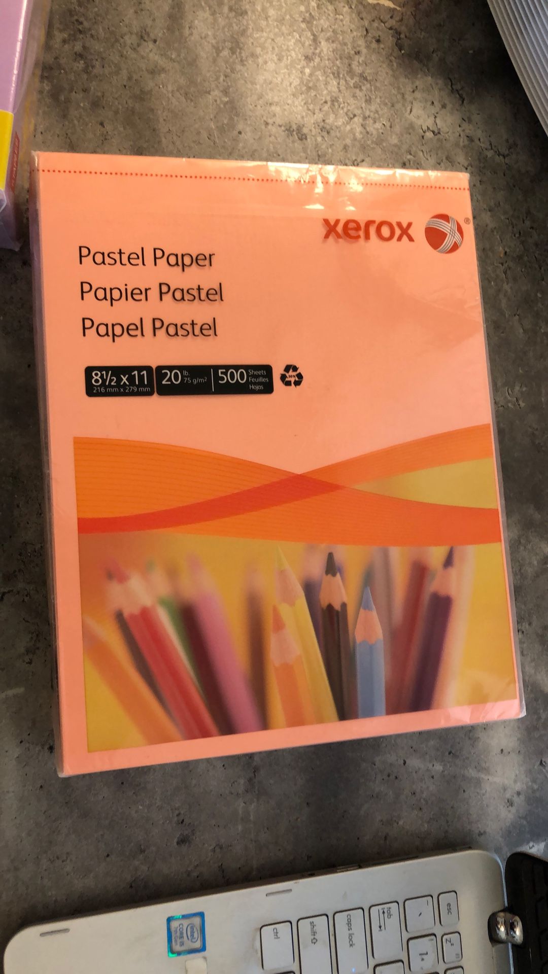 Letter Size 500 Sheets Orange