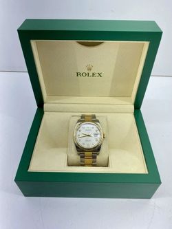 Rolex Datejust 116233 Stainless Steel 18K Yellow Gold 36mm Watch! (WMP018712)
