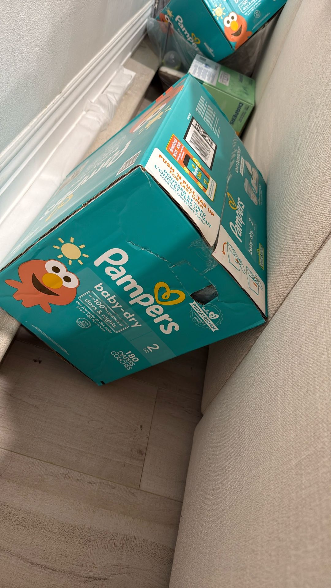 Pampers Size 2,180 Count