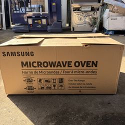 Samsung over-the-range microwave (still in box),