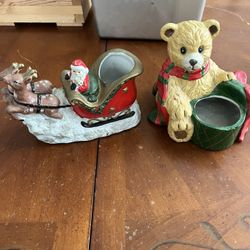 Christmas Candle Holder Decor