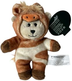Starbucks 2026 Lunar New Year of The Horse Plush Bearista Keychain