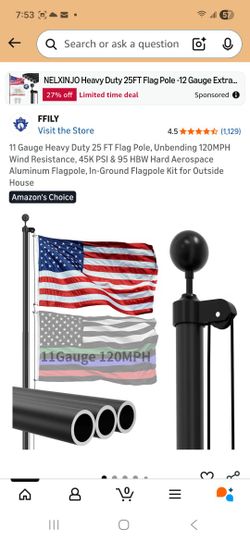 Flag With Pole Brand New Never Used
