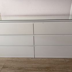 White IKEA Dresser 